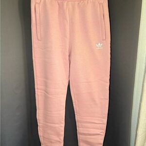 adidas Pink Kids Fleece Joggers
